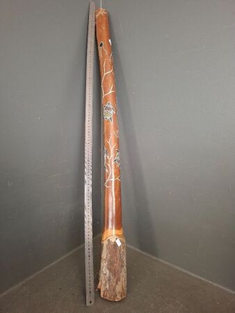 Hand Decorated Termite Hollowed Didgeridoo