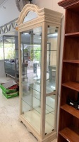 Tall Glazed Display Cabinet with Top Lighting - 2