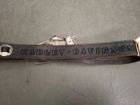 Genuine Harley Davidson Belt with Freddy Krueger Warner Bros Belt Buckle by Rock Rebel - 2