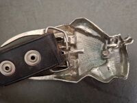 Genuine Harley Davidson Belt with Freddy Krueger Warner Bros Belt Buckle by Rock Rebel - 3