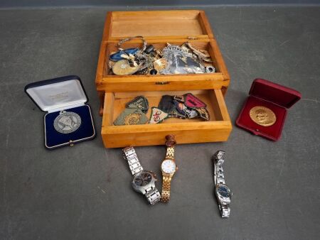 Assorted Jewellery, Watches & Patches