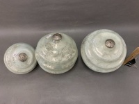 3 XXXL Glass Baubles - 2