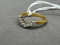 Gold and Possibly Diamond Ring - Stamped - Size L - 2
