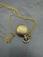 Mini Algex Pocket Watch on Necklace & Classique Quartz Swiss Made Pocket Watch on Chain in Original Box - 4