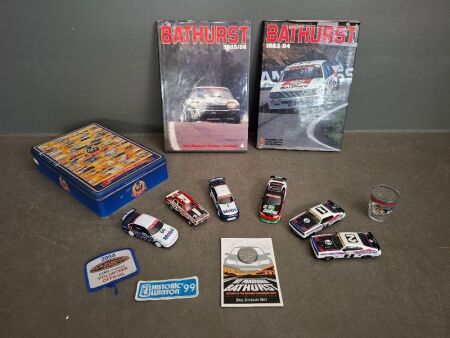 Model Die Cast Cars, Mt Panorama 50c Coin, Bathurst Books & Patches