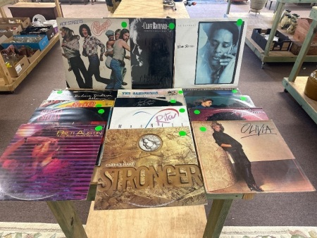 Lot of Mixed Genre Vinyl Records