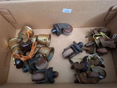 Assorted Ceramic Vintage Castors