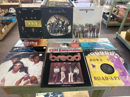 Lot of Mixed Genre Vinyl Records