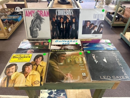 Lot of Mixed Genre Vinyl Records
