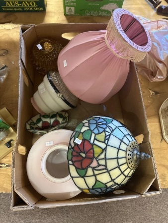 Large Lot of Mid Century Modern Lamp Shades