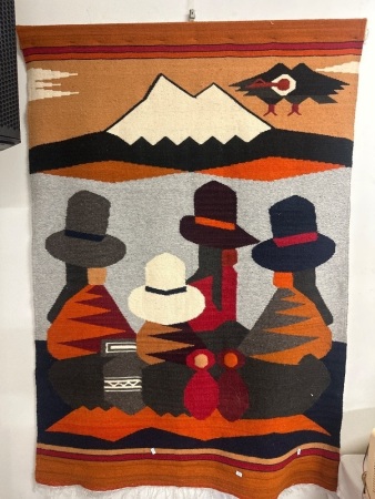 Hand Woven Mexican Cotton Wall Hanger