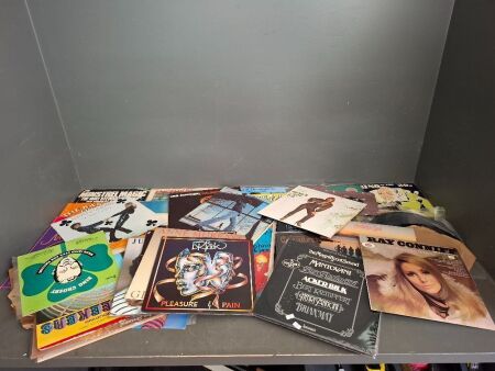 Large Assortment of Mixed Genre Vinyl Records