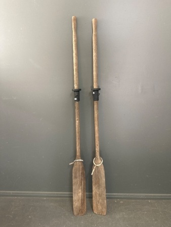 Pair of Vintage Oars