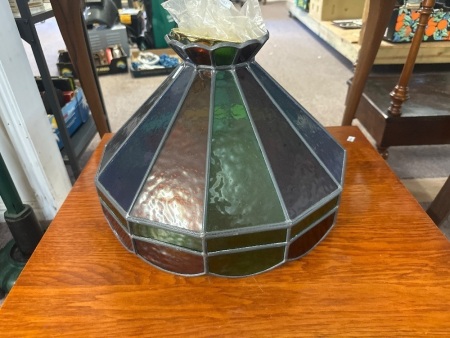 Art Deco Stained Glass Hanging Lamp Shade