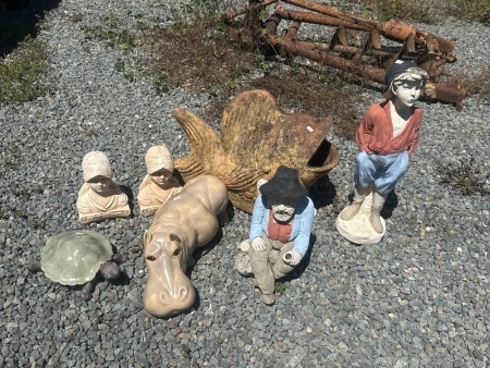 Assortment of Garden Ornaments