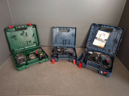 BOSCH Professional GSB 19-2 RE, Bosch Professional GSB 13 RE & Bosch PSR 1800 L1-2