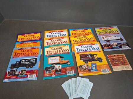 Days Gone by Classic Trucks & Vans Collectors Magazines - Incs Magazines 1 through 10