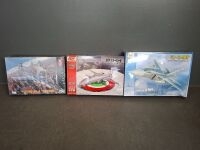 Mixed Lot of 3 Model Aircrafts - Scale 1:72