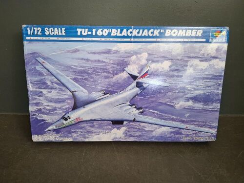 The Trumpeter TU-160 Blackjack Bomber 1:72 as new in box