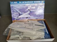 The Trumpeter TU-160 Blackjack Bomber 1:72 as new in box - 2