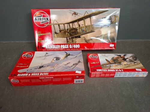 3 x Airfix Model Aircraft Kits - Scale 1:72
