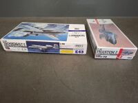 2 x Model Hobby Kits Aircrafts - Scale 1:72 - 3