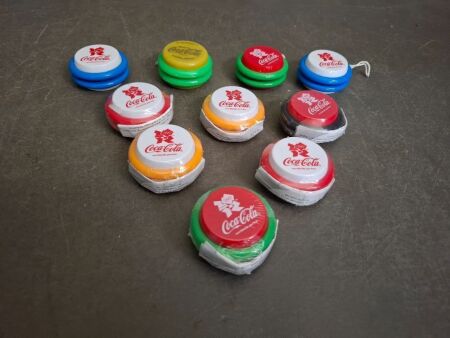 10 Coca Cola YoYos
