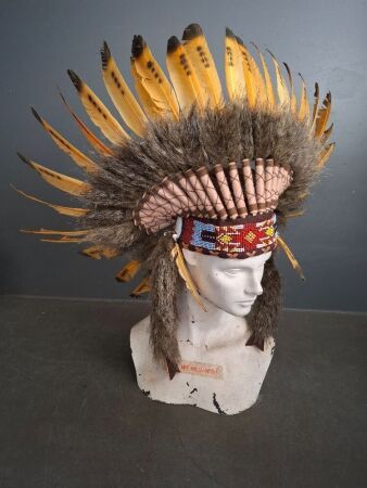 Native American Inspired Feather Headdress