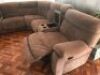 Large Corner Lounge Suite with Recliners - 5