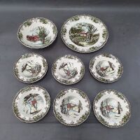 Collection of China inc. Friendly Village Fruit Set, Doulton Plate Etc - 2