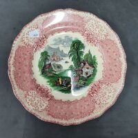 Collection of China inc. Friendly Village Fruit Set, Doulton Plate Etc - 3