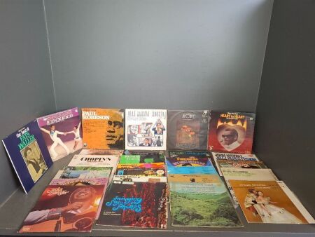 Large Lot of Mixed Genre Vinyl