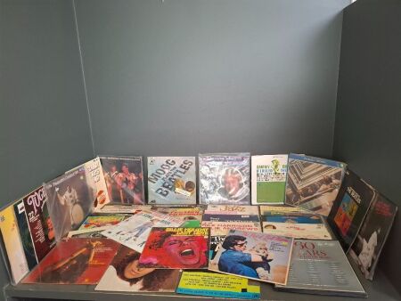 Large Lot of Mixed Genre Vinyl