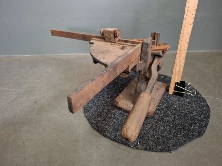 Vintage Hand Letter Press - Marked W.E.Birch - Coburg