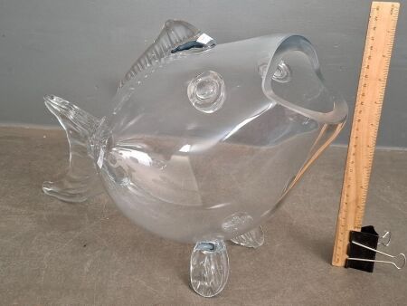 Mid Century Hand-Blown Glass Guppy