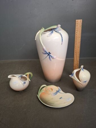 Franz Porcelain Dragonfly Design Collection