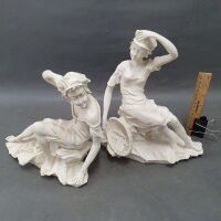 Collection of Ceramic & 2 Large Italian Figurines - 2