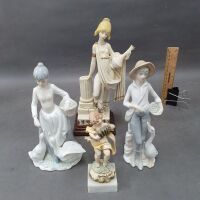 Collection of Ceramic & 2 Large Italian Figurines - 4