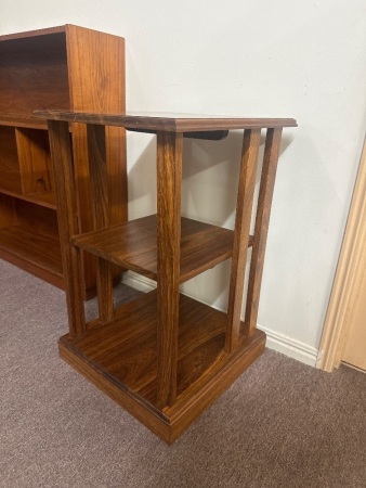 Timber Corner Display Table