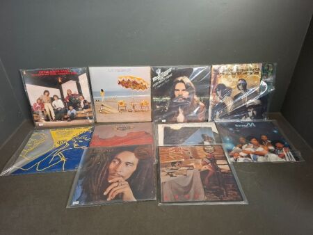 10 Mixed Genre Vinyl Records