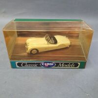 4 X Boxed Classic Corgi Models - Austin Healey, Jaguar XK120, MGA, Triumph - 4