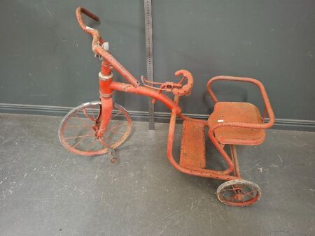 Vintage Metal Tricycle