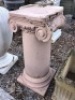 Grecian Style Painted Concrete Column - 3