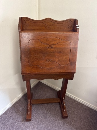 Vintage Upright Writing Desk