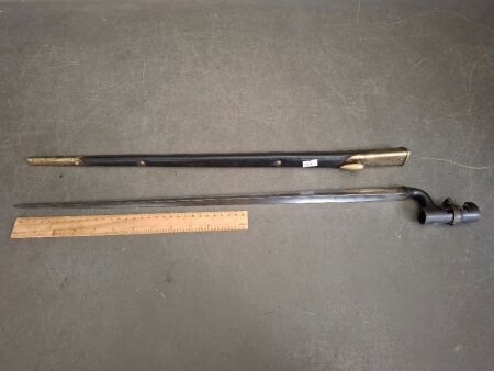Bayonet in Sheath - Marked