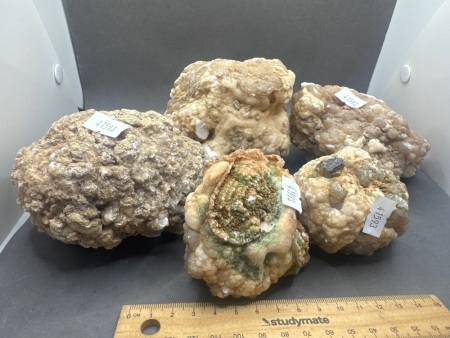 5 Uncut Crystal Geode - From Morocco