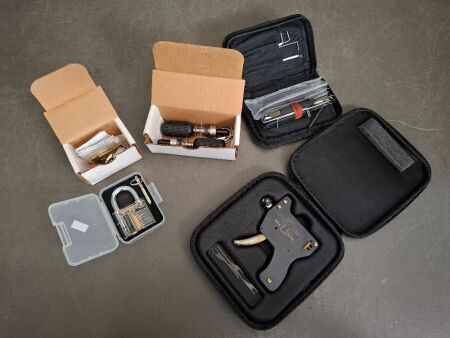 Assortment of Lock Picking Equipment