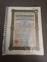 Collection of Old Germany Bond Certificates