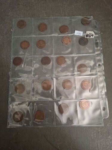 King George V Commonwealth of Australia Half Penny Coins