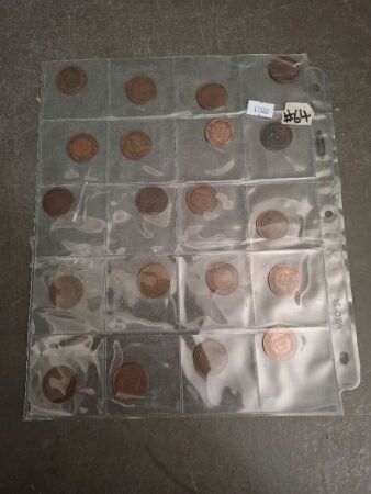 King George V Commonwealth of Australia Half Penny Coins